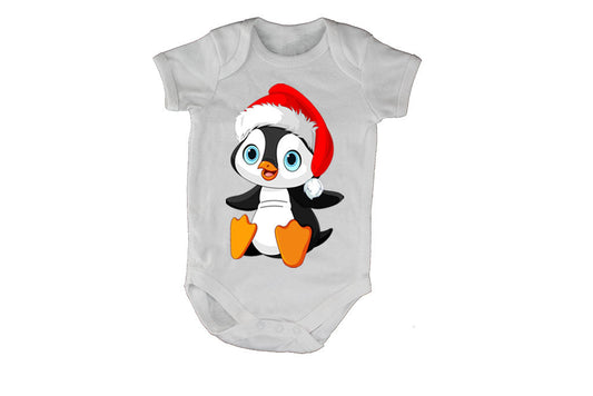 Christmas Sitting Penguin - Baby Grow - BuyAbility South Africa