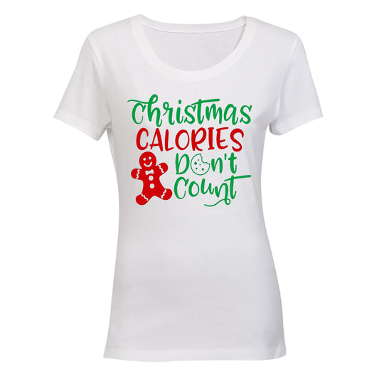 Christmas Calories Don't Count - Ladies - T-Shirt - BuyAbility South Africa