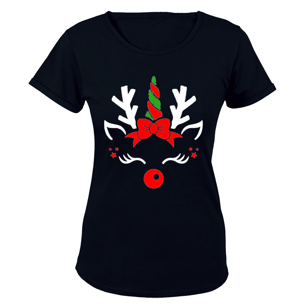 Christmas Reindeer - Ladies - T-Shirt - BuyAbility South Africa