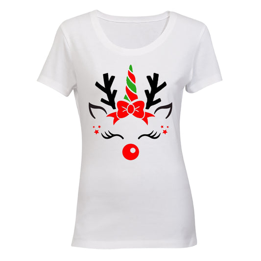 Christmas Reindeer - Ladies - T-Shirt - BuyAbility South Africa