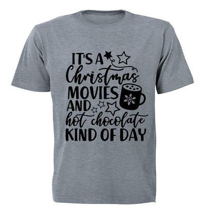 Christmas Movies and Hot Chocolate - Adults - T-Shirt - BuyAbility South Africa