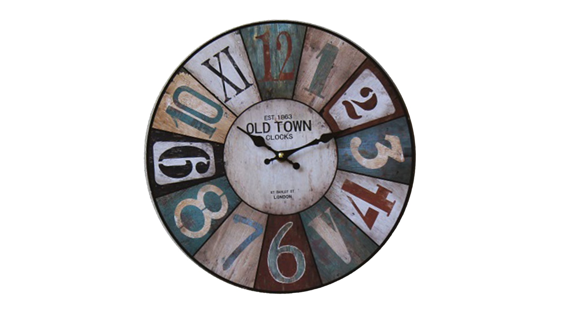 Clock with Old town 1863 Theme - BuyAbility
