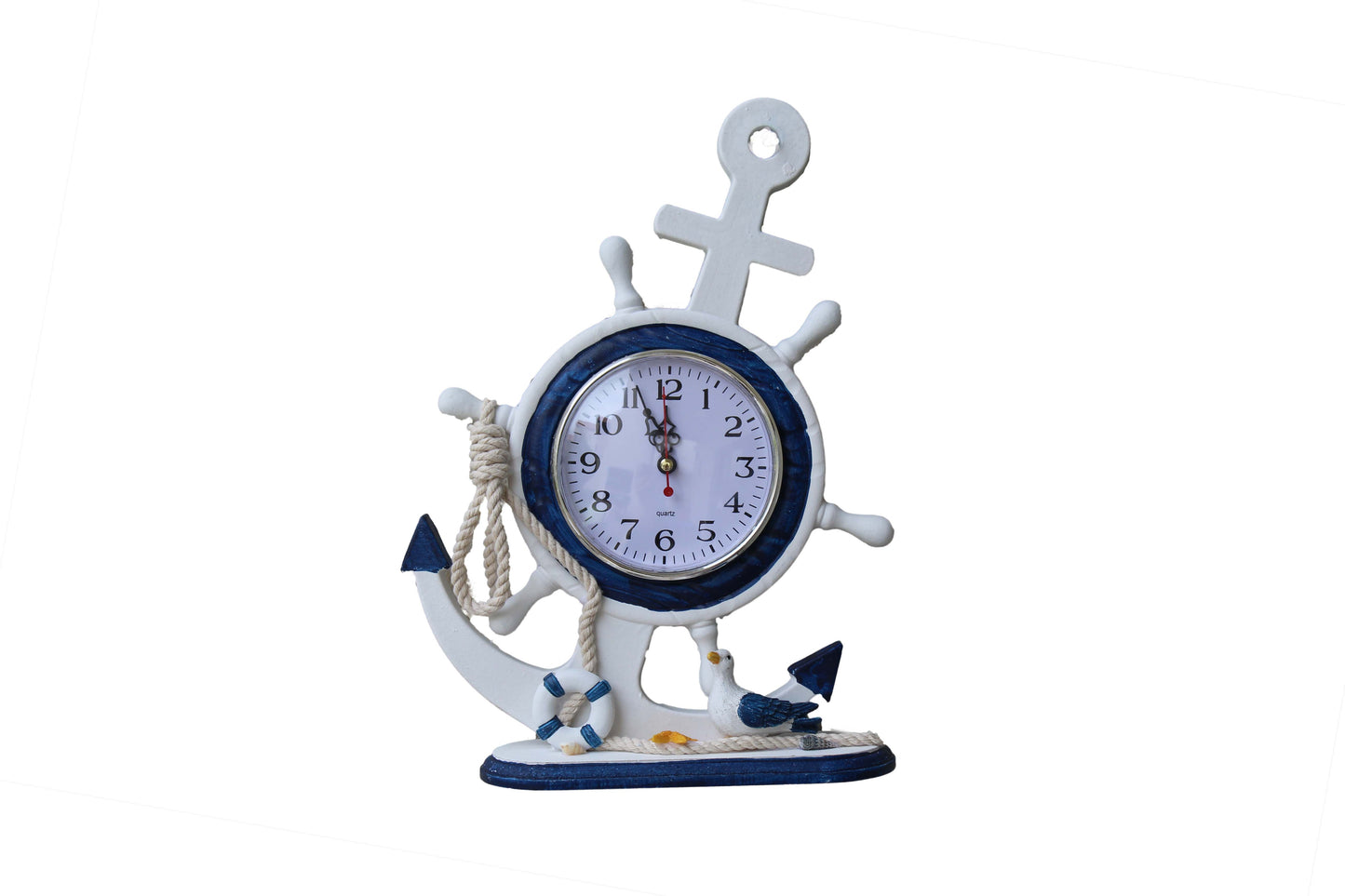 Nautical Standing Clock with a Seagull and Life Saver - BuyAbility South Africa