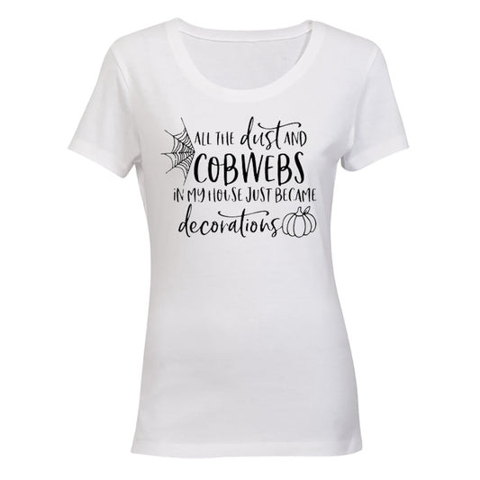 Cobwebs - Halloween - Ladies - T-Shirt - BuyAbility South Africa