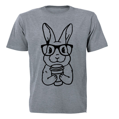 Coffee Bunny - Easter - Kids T-Shirt - BuyAbility South Africa
