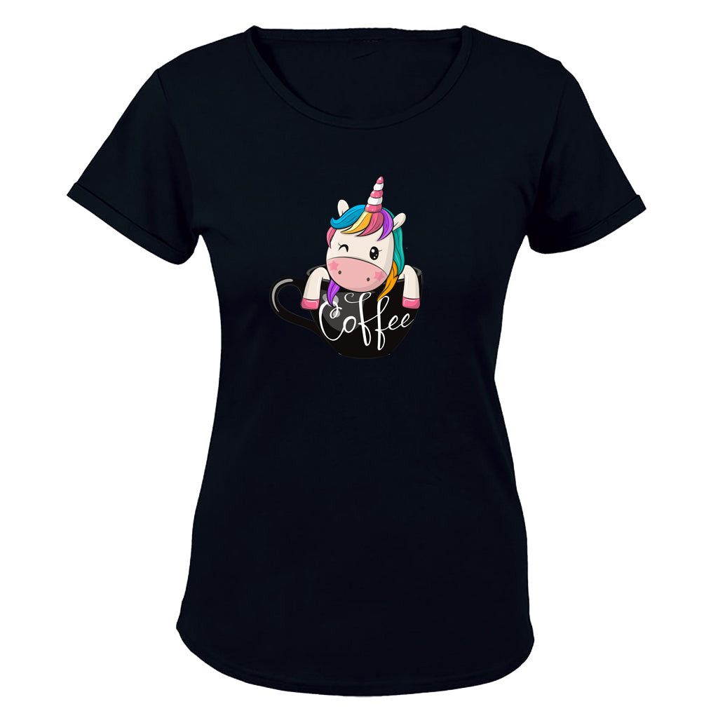 Coffee Unicorn - Ladies - T-Shirt - BuyAbility South Africa