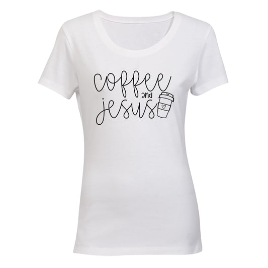 Coffee and Jesus - Ladies - T-Shirt - BuyAbility South Africa