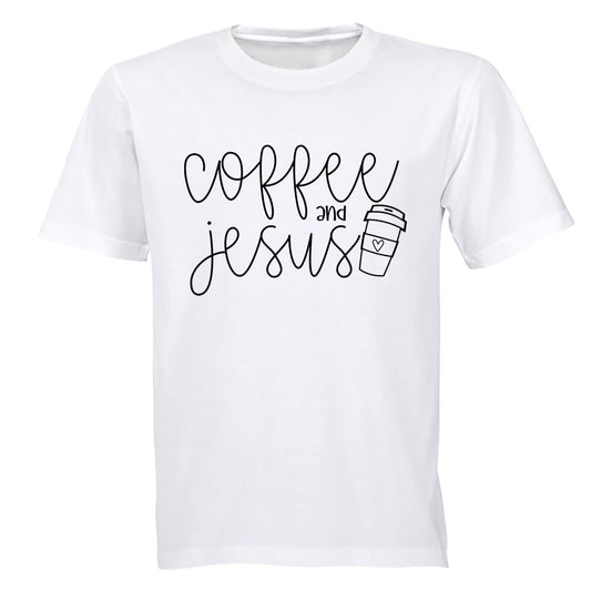Coffee and Jesus - Adults - T-Shirt - BuyAbility South Africa