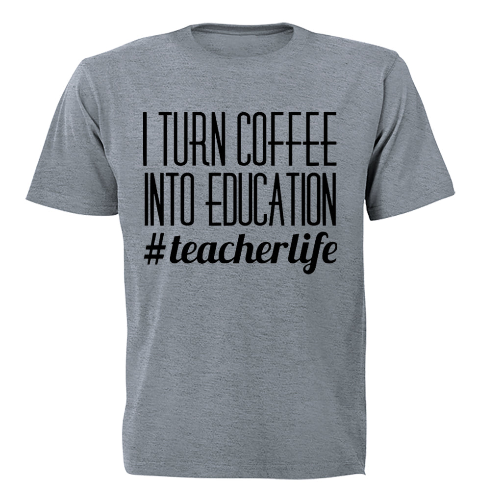 Coffee into Education - Adults - T-Shirt - BuyAbility South Africa
