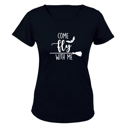 Come Fly With Me - Halloween - Ladies - T-Shirt - BuyAbility South Africa