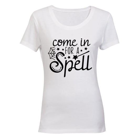 Come In For A Spell - Halloween - Ladies - T-Shirt - BuyAbility South Africa