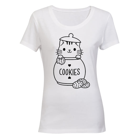 Cookies - Cat - Ladies - T-Shirt - BuyAbility South Africa