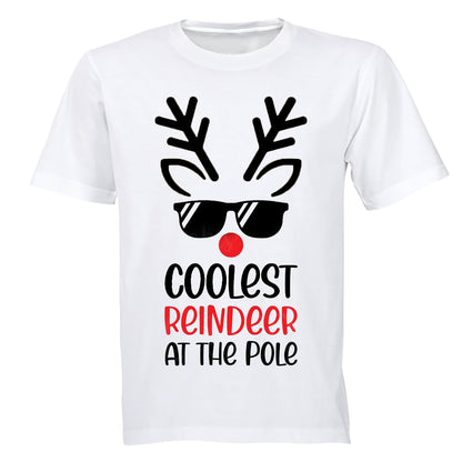 Coolest Reindeer - Christmas - Adults - T-Shirt - BuyAbility South Africa