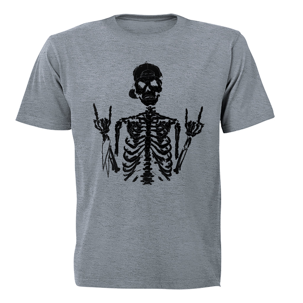 Cool Skeleton - Halloween - Adults - T-Shirt - BuyAbility South Africa