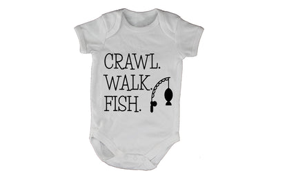 Crawl. Walk. Fish - Babygrow - BuyAbility South Africa
