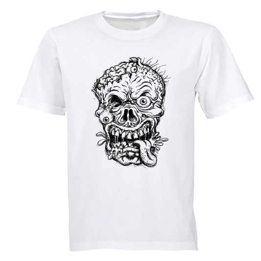 Crazy Zombie - Halloween - Adults - T-Shirt - BuyAbility South Africa