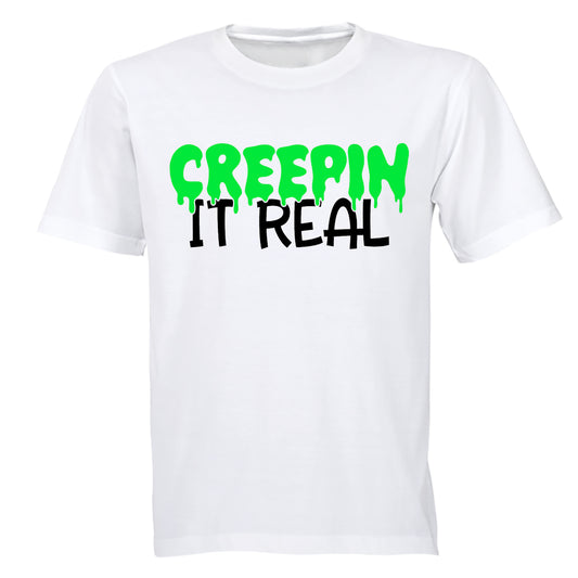 Creepin' It Real - Halloween - Adults - T-Shirt - BuyAbility South Africa