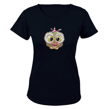 Cupcake Owl - Ladies - T-Shirt - BuyAbility South Africa