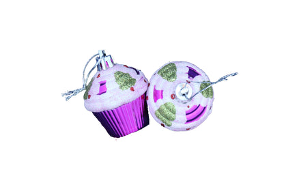 Christmas Tree Decoration Hanging Cupcake (Set of 4) - BuyAbility