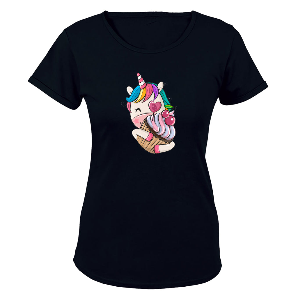 Cupcake Unicorn - Ladies - T-Shirt - BuyAbility South Africa