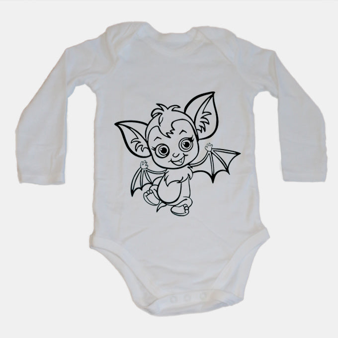 Cute Bat - Halloween - Baby Grow