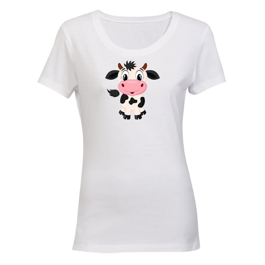 Cute Cow - Ladies - T-Shirt - BuyAbility South Africa