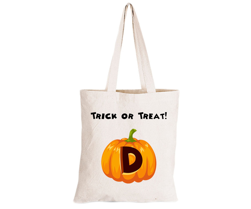D - Halloween Pumpkin - Eco-Cotton Trick or Treat Bag - BuyAbility South Africa