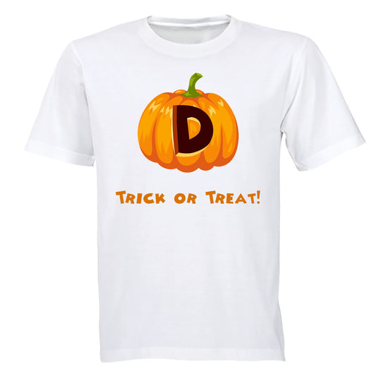 D - Halloween Pumpkin - Kids T-Shirt - BuyAbility South Africa