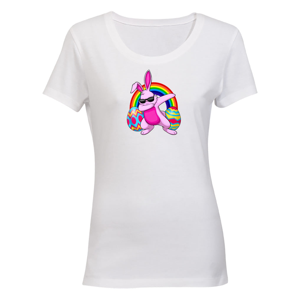 Dabbing Easter Bunny - Ladies - T-Shirt - BuyAbility South Africa