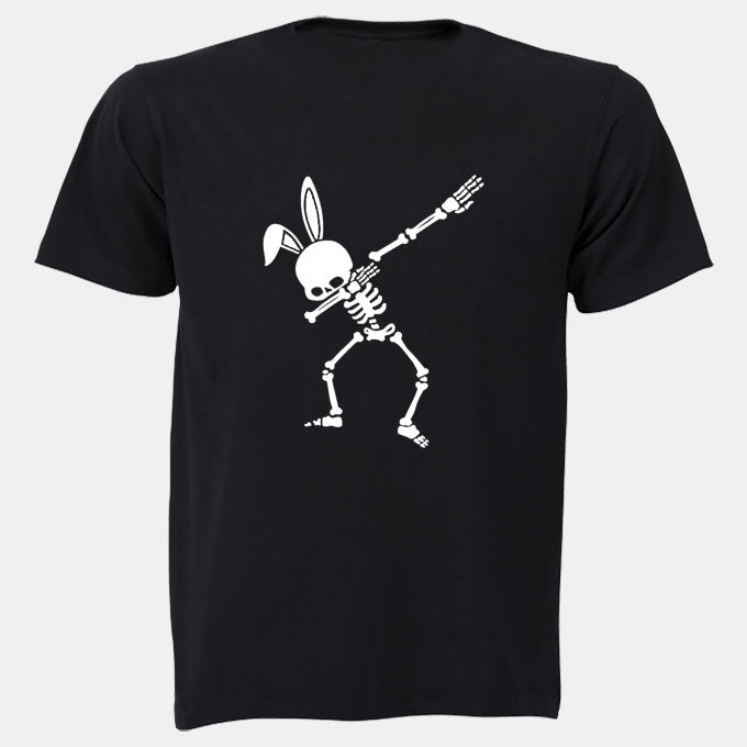 Dabbing Easter Skeleton - Adults - T-Shirt - BuyAbility South Africa