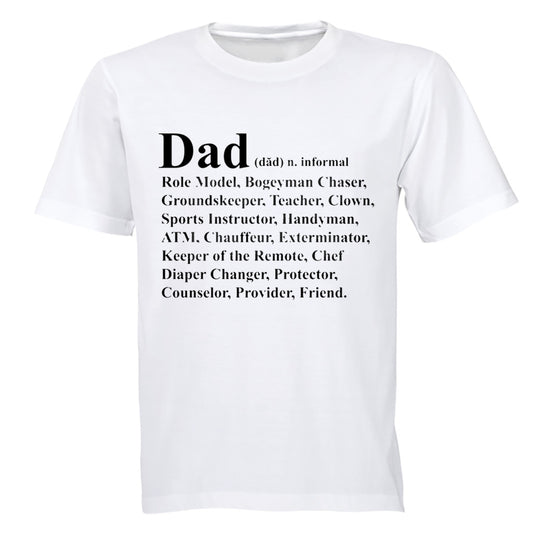 DAD - Full Definition - Adults - T-Shirt - BuyAbility South Africa