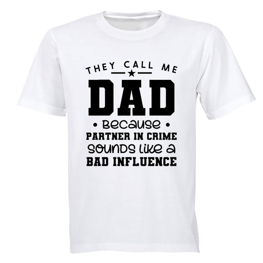 DAD - Partner in Crime - Adults - T-Shirt - BuyAbility South Africa