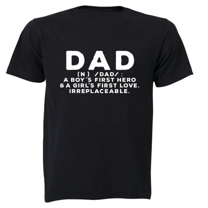 DAD - Irreplaceable - Adults - T-Shirt - BuyAbility South Africa
