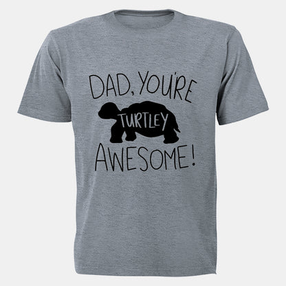 Dad, You're Turtley Awesome - Kids T-Shirt - BuyAbility South Africa