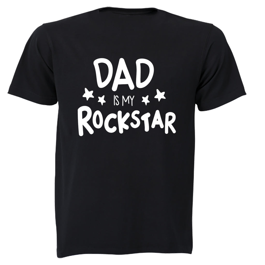 Dad is My Rockstar - Stars - Kids T-Shirt - BuyAbility South Africa