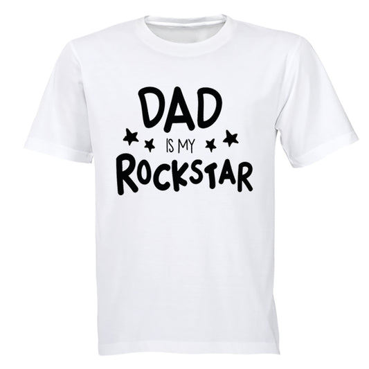 Dad is My Rockstar - Stars - Kids T-Shirt - BuyAbility South Africa