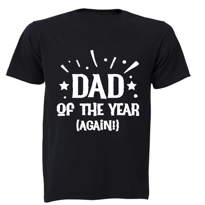 Dad of the Year - Again - Adults - T-Shirt - BuyAbility South Africa