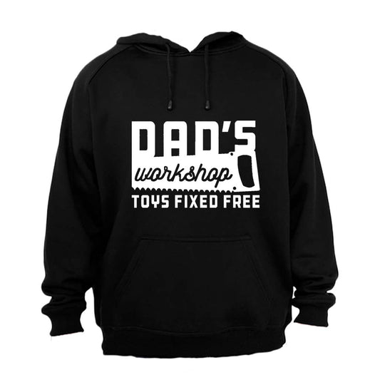 Dad's Workshop - Toys Fixed Free - Hoodie - BuyAbility South Africa