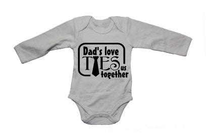 Dad's Love Ties Us Together - Baby Grow - BuyAbility South Africa