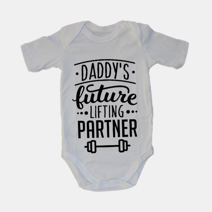 Daddy's Future Lifting Partner - Baby Grow