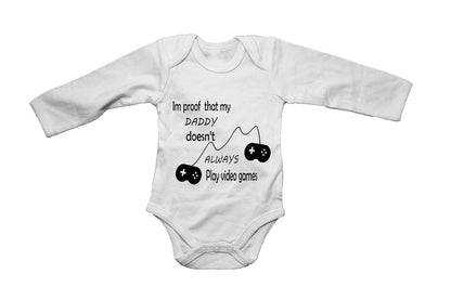 Daddy Doesn't Always Play VIDEO GAMES - Baby Grow - BuyAbility South Africa