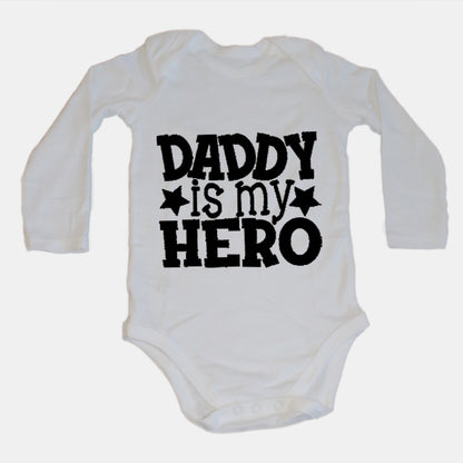 Daddy is my Hero - Stars - Baby Grow