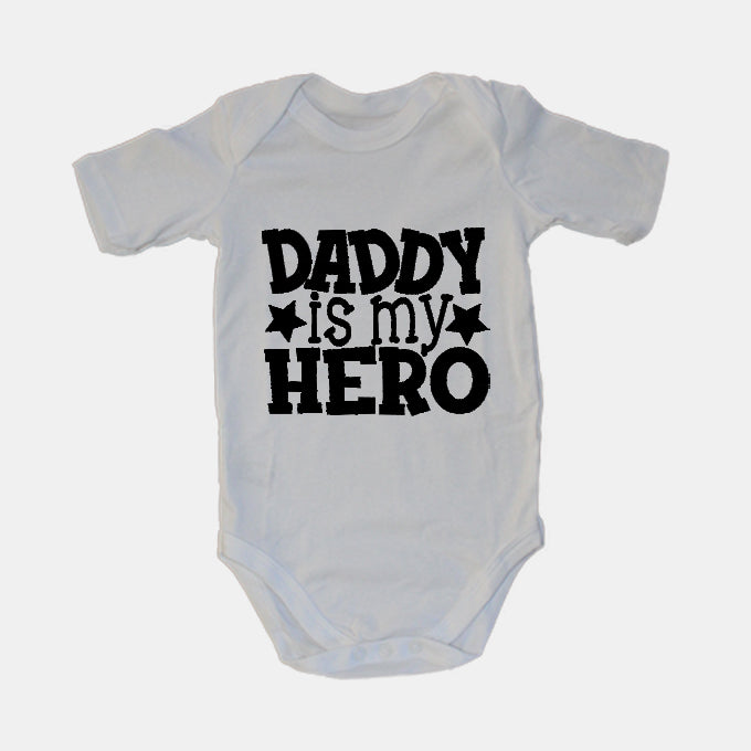 Daddy is my Hero - Stars - Baby Grow