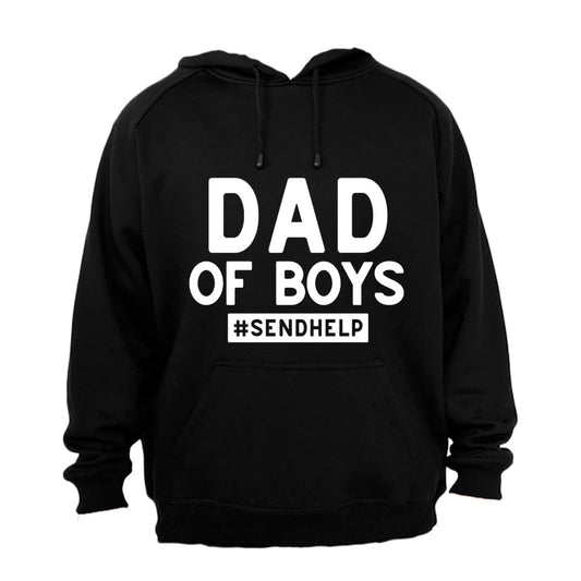 Dad of Boys - Help - Hoodie - BuyAbility South Africa