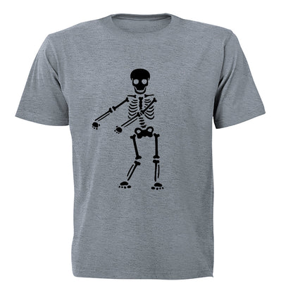 Dancing Skeleton - Halloween - Adults - T-Shirt - BuyAbility South Africa