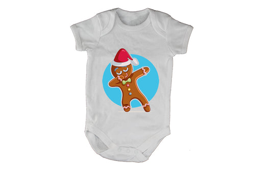 Dancing Christmas Gingerbread Man - Baby Grow - BuyAbility South Africa
