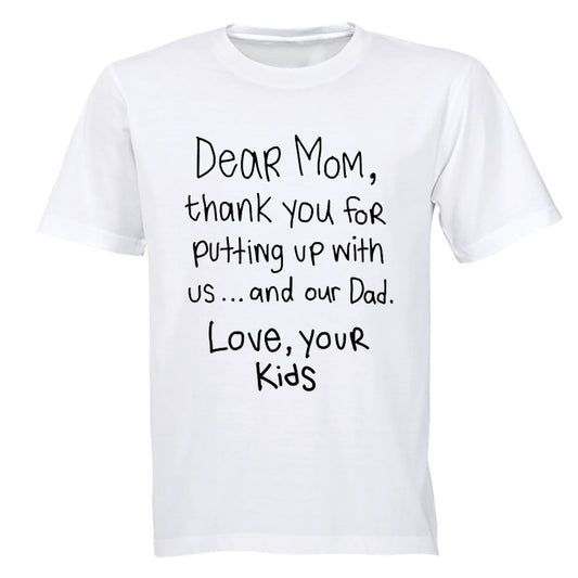 Dear Mom - Kids T-Shirt - BuyAbility South Africa