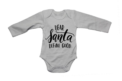 Dear Santa, Define Good - Christmas - Baby Grow - BuyAbility South Africa