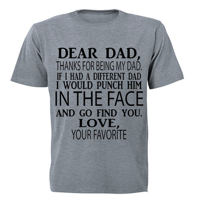 Dear Dad - Kids T-Shirt - BuyAbility South Africa