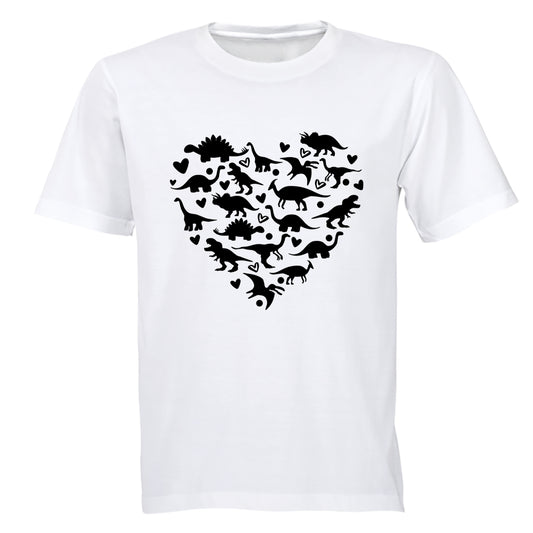 Dinosaur Heart - Adults - T-Shirt - BuyAbility South Africa
